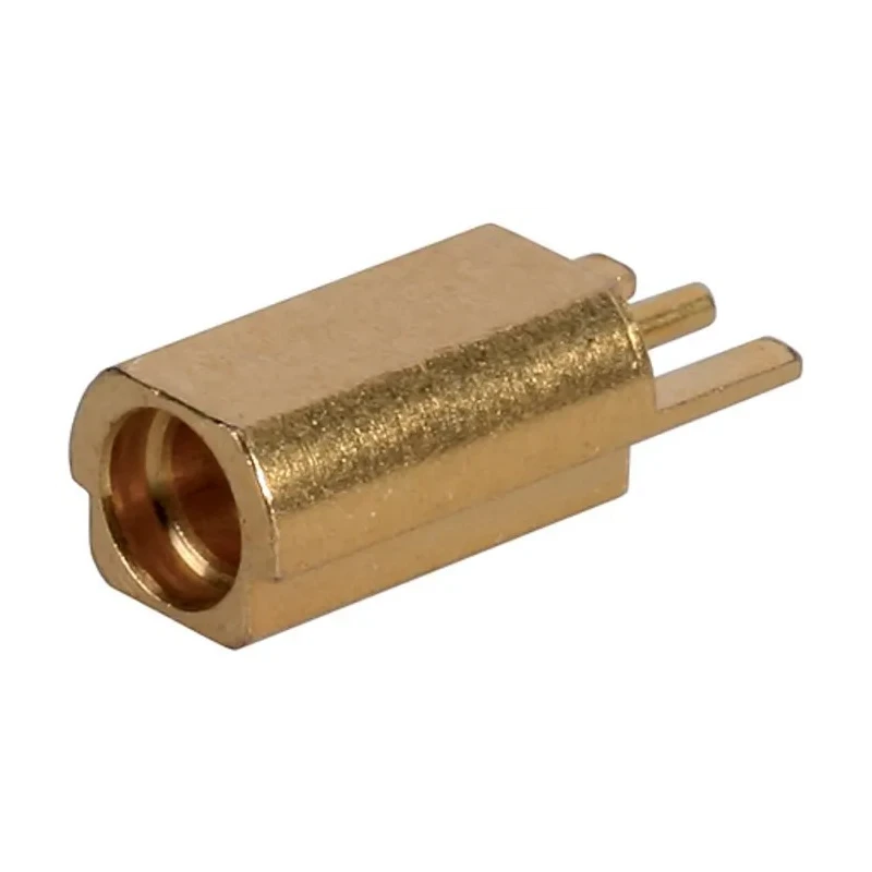 Huber+Suhner MMCX Series Coaxial Connector Surface Mount Female MCX, 50 Ω Impedance, Straight Body 82_MMCX-S50-0-2/111_KE