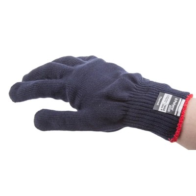 Polyco Healthline Thermit Black Yarn Work Gloves Size 9 Uncoated Coating 7802