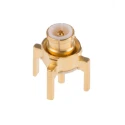 Huber+Suhner MMBX Series Coaxial Connector Through Hole Male, 50 Ω, Straight Body, Solder Termination 81_MMBX-50-0-2/111_NE