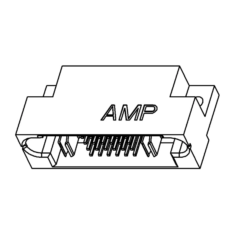 TE Connectivity MULTI-BEAM XL Series Right Angle Through Hole Heavy Duty Power Connector 26-Contact 1 Row 2.54 mm 6450330-1