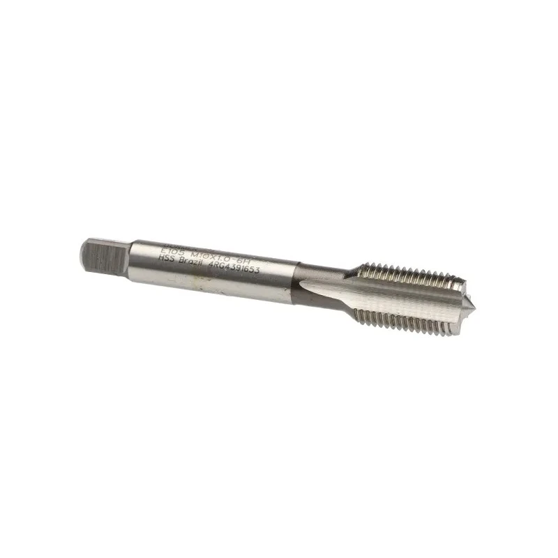 Dormer Hand Tap Set, M10 Thread, Metric Fine Standard, Straight Flute, High-Speed Steel, 63mm Overall Length E105M10X1.0NO9