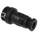 Bulgin Straight Circular Connector Backshell Polyamide Housing Black 61.5mm Length PX0801