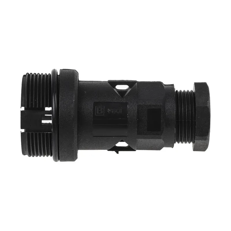 Bulgin Straight Circular Connector Backshell Polyamide Housing Black 61.5mm Length PX0801