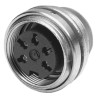 Amphenol Industrial signalmate C091 5 Pole Straight M16 DIN Socket Panel Mount 5A 300V Screw-On T3363 100 RS