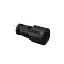 Bulgin Mini Buccaneer Series Circular Connector, 3 Contacts, Male Socket, Cable Mount, Polymer Housing, IP68, 380V PX0800