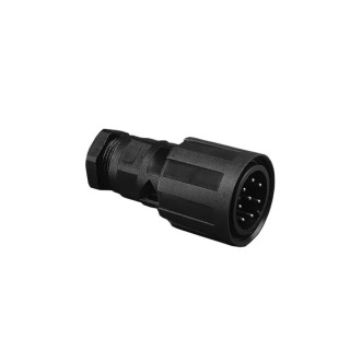 Bulgin Mini Buccaneer Series Circular Connector, 3 Contacts, Male Socket, Cable Mount, Polymer Housing, IP68, 380V PX0800