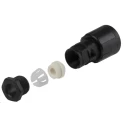 Bulgin Mini Buccaneer Series Circular Connector, 3 Contacts, Male Socket, Cable Mount, Polymer Housing, IP68, 380V PX0800