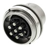 Amphenol Industrial signalmate C091 7 Pole Straight M16 DIN Plug, 5A, 300V, IP40, Screw-On Panel Mount T3477 000 RS