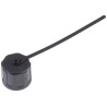 Bulgin EXP Dust Cap, Shell Size 22 mm, IP68 Rated, Nickel Finish, Polyester, Nitrile, Silicone Rubber