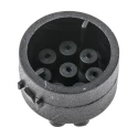 Bulgin Male Connector Insert for use with Mini Buccaneer Connector Series IP68 Rated, UL Approved 12734/1