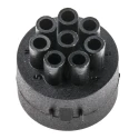 Bulgin Male Connector Insert for use with Mini Buccaneer Connector Series IP68 Rated, UL Approved 12734/1