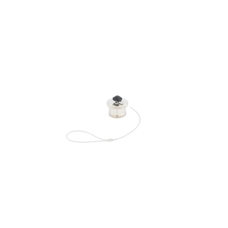Lapp SIGNAL M23 Dust Cap Metal with Nickel Finish, Panel Mount with Cord 75018410