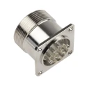 Lapp Circular Connector, 16 Contacts, Panel Mount Socket, Female, 19.5 mm, IP65, Screw Lock, Copper 50101200+00008707