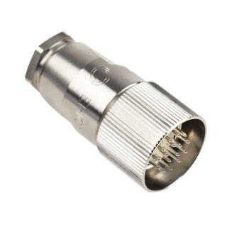 Lapp Circular Connector 16 Contacts Cable Plug Male IP65 Thermoplastic Housing 7.5A 60, 24V AC EPIC Series 00008883