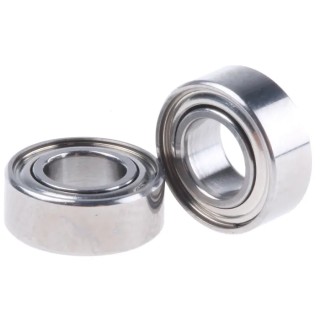 NMB 1 Row Double Row Deep Groove Ball Bearing 4 mm Inside Diameter, 8 mm Outside Diameter, Shielded DDL-840ZZHA1P25LY121