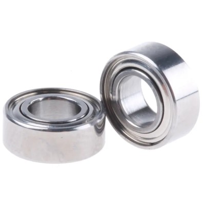 NMB 1 Row Double Row Deep Groove Ball Bearing 4 mm Inside Diameter, 8 mm Outside Diameter, Shielded DDL-840ZZHA1P25LY121