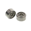 NMB Double Row Deep Groove Ball Bearing 1.5 mm ID, 5 mm OD, Shielded, Martensitic Stainless Steel DDR-515ZZHA3P25LY121