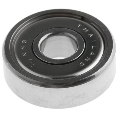 NMB 1 Row Double Row Deep Groove Ball Bearing , 6 mm ID, 19 mm OD, 6 mm Race Width, Martensitic DDR-1960ZZRA5P25LY121