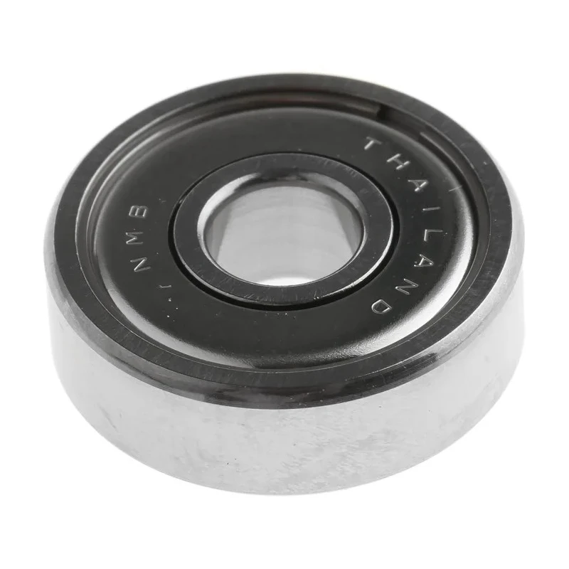 NMB 1 Row Double Row Deep Groove Ball Bearing , 6 mm ID, 19 mm OD, 6 mm Race Width, Martensitic DDR-1960ZZRA5P25LY121