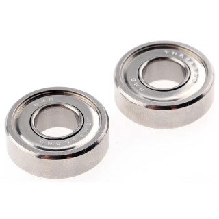 NMB Double Row Deep Groove Ball Bearing 8 mm ID, 19 mm OD, 6 mm Race Width, Shielded DDR-1980ZZMTRA5P24LY121