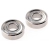 NMB Double Row Deep Groove Ball Bearing 8 mm ID, 19 mm OD, 6 mm Race Width, Shielded DDR-1980ZZMTRA5P24LY121