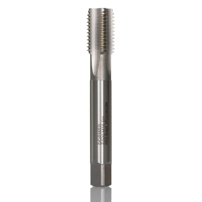 Dormer Threading Tap Machine Tap M16 Thread Size, Metric Standard, Right Hand Thread, 102mm Overall Length E500M16NO3