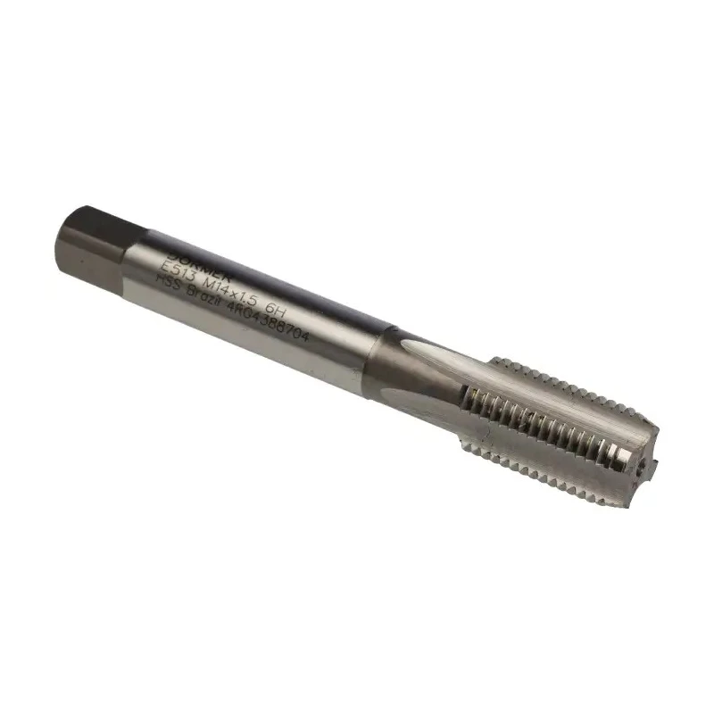 Dormer High-Speed Steel Machine Threading Tap M14 Metric Fine Thread 1.5mm Pitch Straight Flute Right Hand E513M14X1.5NO3