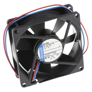 ebm-papst 8400 N Series Axial Fan 24V DC 2W 83mA 3100 RPM 80mm IP20 
