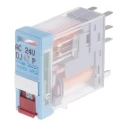 Releco PCB Power Relay 24V ac Coil 5A Switching Current DPDT C12A21X24A