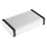 Hammond 1455 Series Silver Aluminium Handheld Enclosure IP54 120 mm x 78 mm x 27 mm