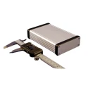 Hammond 1455 Series Silver Aluminium Handheld Enclosure IP54 120 mm x 78 mm x 27 mm 