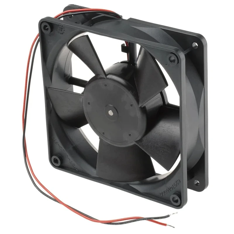 ebm-papst 4300 Series Compact DC Axial Fan 24V dc 5W 170m³/h 208mA Max IP68 119mm x 119mm x 32mm 