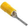 RS PRO Insulated Crimp Blade Terminal 18 mm Blade Length 12 AWG to 10 AWG Yellow 613-9801