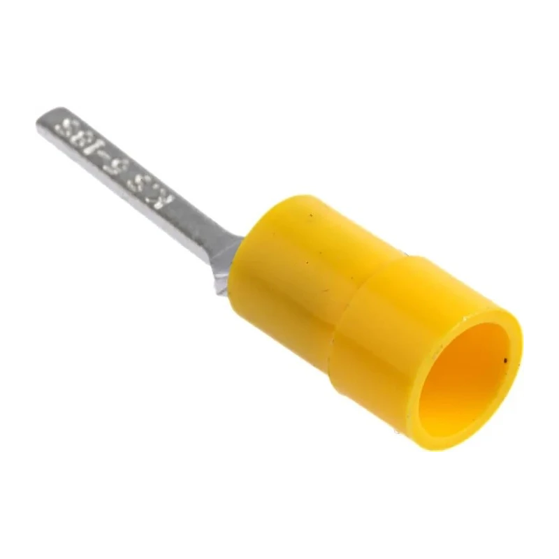 RS PRO Insulated Crimp Blade Terminal 18 mm Blade Length 12 AWG to 10 AWG Yellow 613-9801