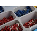RS PRO Insulated Terminal Crimp Terminal Kit with 750 Pieces including Ring Spade and Butt Splice Terminals 0.5mm² 613-9974