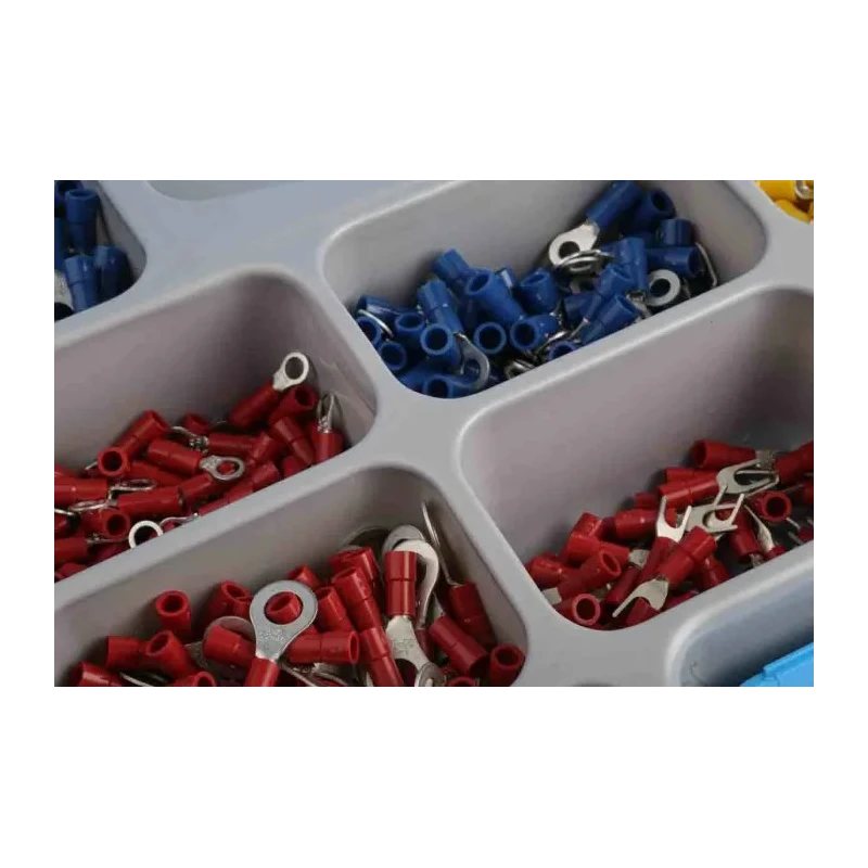 RS PRO Insulated Terminal Crimp Terminal Kit with 750 Pieces including Ring Spade and Butt Splice Terminals 0.5mm² 613-9974