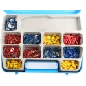 RS PRO Insulated Terminal Crimp Terminal Kit with 750 Pieces including Ring Spade and Butt Splice Terminals 0.5mm² 613-9974