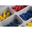 RS PRO Insulated Terminal Crimp Terminal Kit with 750 Pieces including Ring Spade and Butt Splice Terminals 0.5mm² 613-9974