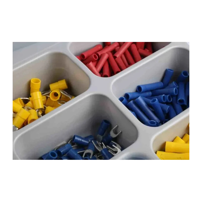 RS PRO Insulated Terminal Crimp Terminal Kit with 750 Pieces including Ring Spade and Butt Splice Terminals 0.5mm² 613-9974