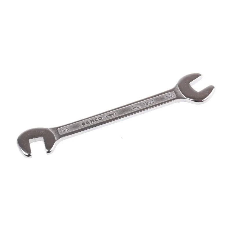 Bahco Double Ended Open Spanner Metric 5.5 mm Chrome Alloy Steel 80mm Overall 1931M-5.5
