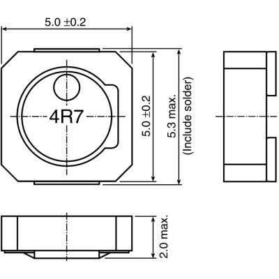 TDK Shielded Wirewound Surface Mount Inductor 15 μH ±20 to ±30 %, 1.3 A Idc, Ferrite Core, 5020 Package VLCF5020T-150MR71