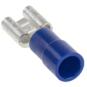 RS PRO Blue Insulated Female Spade Connector, Crimp, 6.35 x 0.8 mm Tab Size 16 AWG to 14 AWG 613-9902