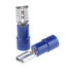 RS PRO Blue Insulated Female Spade Connector, Crimp, 4.75 x 0.5 mm Tab Size 16 AWG to 14 AWG 613-9851