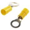 RS PRO Insulated Ring Terminal M7 Stud 12 AWG to 10 AWG Yellow Vinyl 29.5mm 613-9306