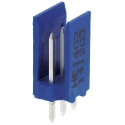 NEUTRAL AMPMODU Series Straight Through Hole Shrouded PCB Header 3 Contacts 2.54 mm Pitch 1 Row HE14