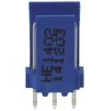 NEUTRAL AMPMODU Series Straight Through Hole Shrouded PCB Header 3 Contacts 2.54 mm Pitch 1 Row HE14