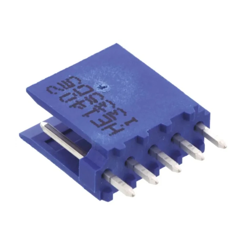 NEUTRAL AMPMODU Series Straight Through Hole Shrouded PCB Header 5 Contacts 2.54mm Pitch HE14