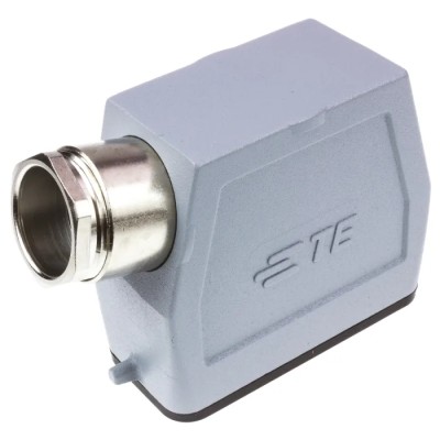 TE Connectivity HA Range Heavy Duty Power Connector Hood Aluminium Body IP65 Side Entry PG11 Thread for HTS 1-1102115-7