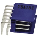 NEUTRAL AMPMODU Series Right Angle Through Hole Shrouded PCB Header 12 Contacts 2.54 mm Pitch 2 Row HE14