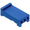 TE Connectivity AMPMODU HE13/HE14 Female Connector Housing 2.54 mm Pitch 3 Way 1 Row Straight 281838-3